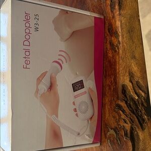 W3-25 Fetal Doppler - Pink and White